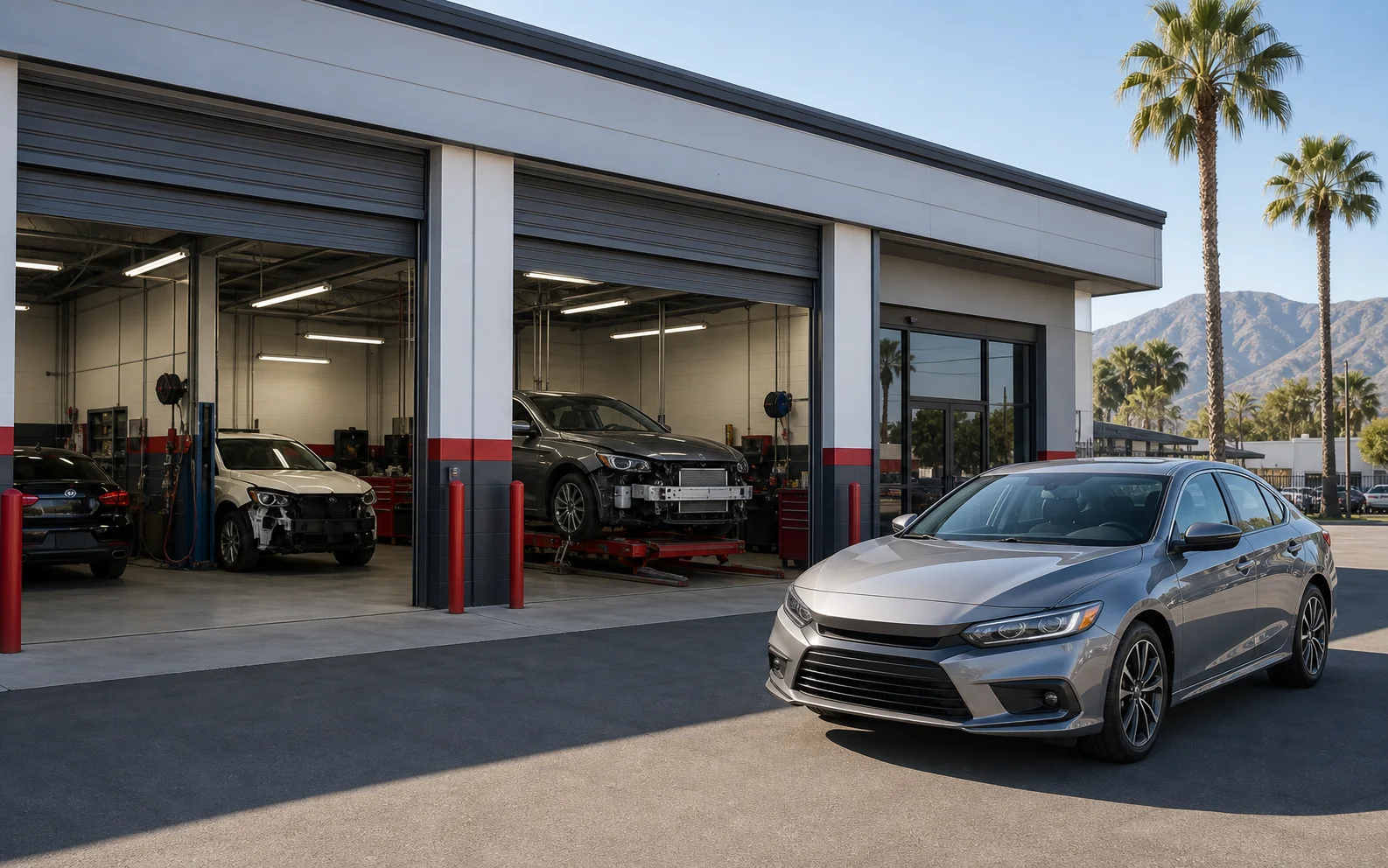 Woodley Collision service area hero image for Van Nuys and nearby cities