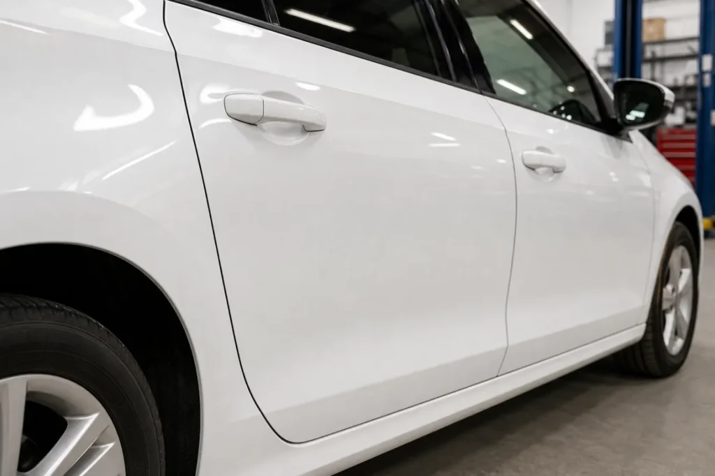 Dent Repair Example, after repair