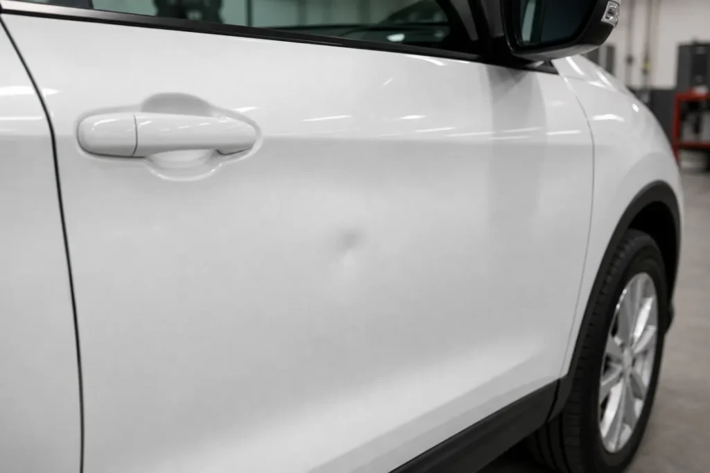 Dent Repair Example, before repair