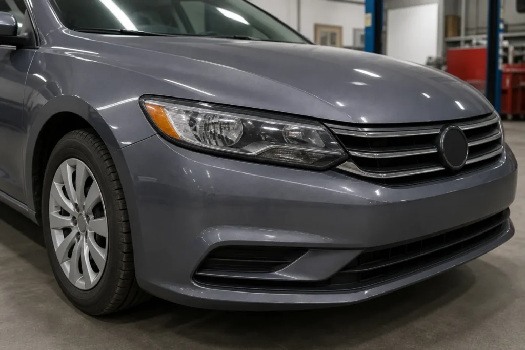 Front-End Collision Repair Example, after repair