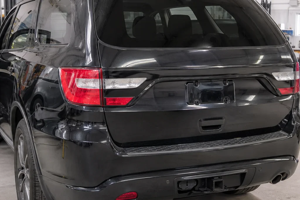 Rear Glass Replacement, after repair