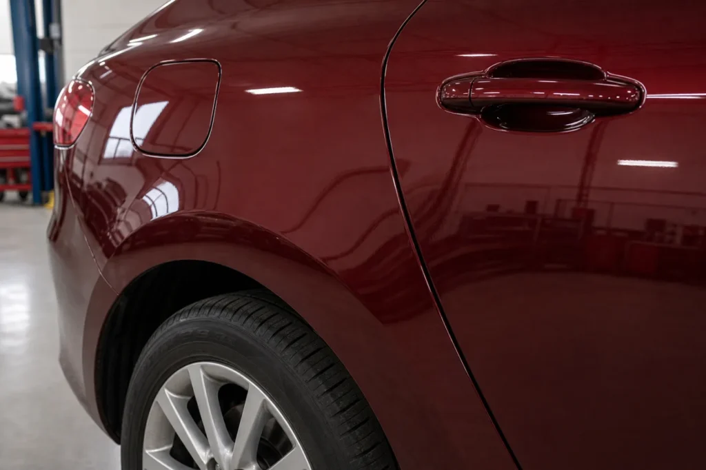 Side Panel Repair Example, after repair